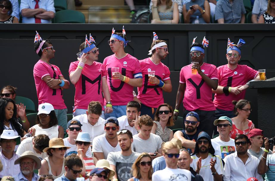 Fan di Andy Murray... (Action Images)